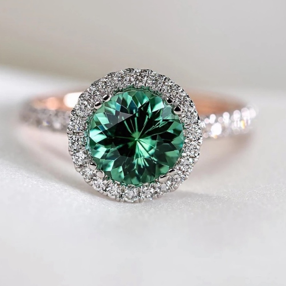 NEW💍925 Sterling Silver Diamond Engagement Ring - Picture 3 of 5